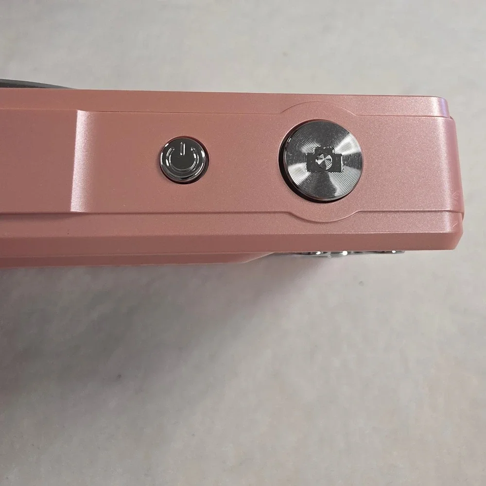 Vivitar PopSnap VEC S124 Digital Camera 44MP 1080p HD 16x Zoom Rose Gold Pink
